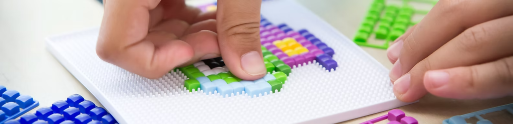 pixel xl pixels leggen op het pixelbord van Pixel Hobby Shop